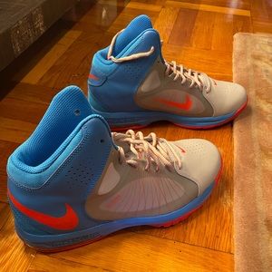 Nike Air Max Actualizer II - Basketball Sneaker Size 9.5 Grey/Blue/Orange